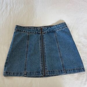 Altar’d State Denim Zip Skirt